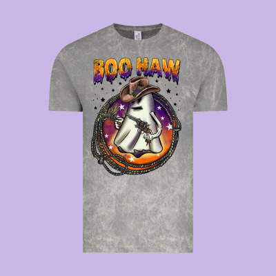 Boo Haw Vintage Tee Designed By Barkaloodesign
