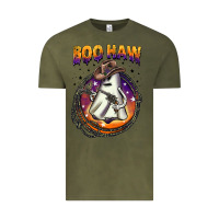 Vintage Olive boo haw Vintage Tee - BarkalooDesign