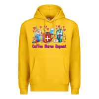 Lemon Coffee Nurse Repeat Nurse Coffee Cups Premium Hoodie - FaDigitalArtStudio