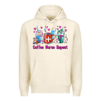 Tofu Coffee Nurse Repeat Nurse Coffee Cups Premium Hoodie - FaDigitalArtStudio