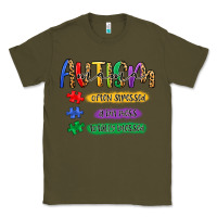 Army Green autism mama Classic Tee - Artiststas