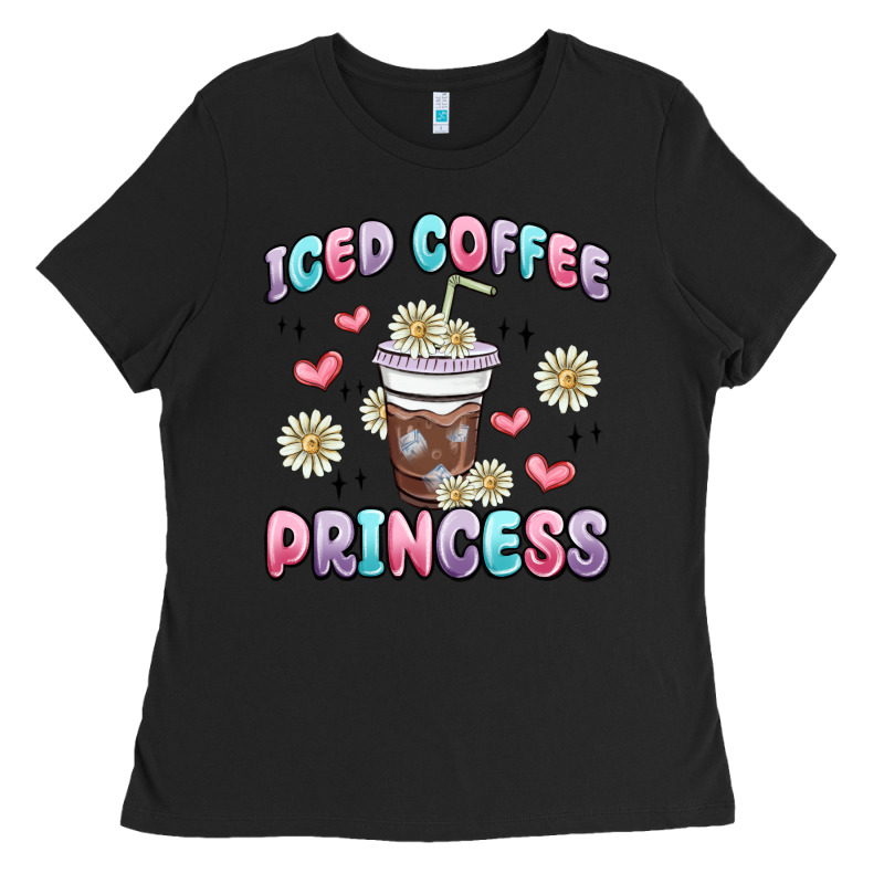 Iced Coffee Princess Ladies Tee by MaliasSmallBusiness | Teevron