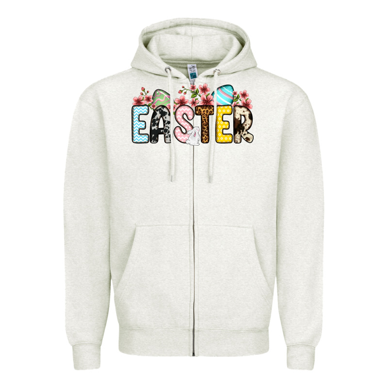Western Easter Zipper Hoodie by OliviaCreatesArt | Teevron