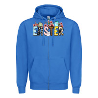 True Royal Western Easter Zipper Hoodie - OliviaCreatesArt