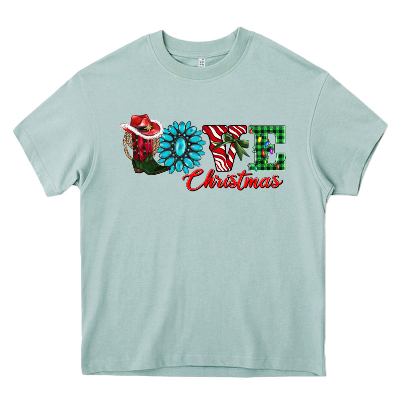 Love Christmas Heavy Core Tee by AdoDesignShop | Teevron