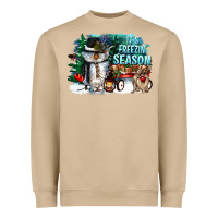 Its Freezin Season Heavyweight Sweatshirt | Teevron