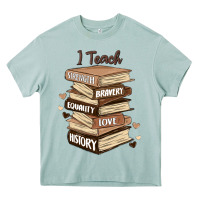 Arona i teach strength bravery equality love history Heavy Core Tee - MaliasSmallBusiness