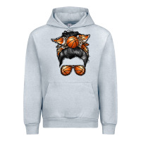 Heather Grey basketball mom Urban Hoodie - RacoonDesign