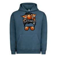 Pigment Midnight Navy basketball mom Urban Hoodie - RacoonDesign