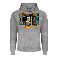 Cloud Rock yeehaw license plate letters Vintage Hoodie - Jasminsmagicworld