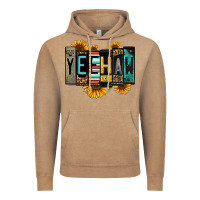 Yeehaw License Plate Letters Vintage Hoodie | Teevron