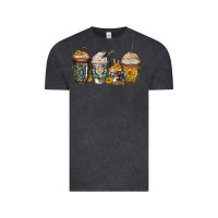Bull Skull Western Coffee Cups Vintage Tee | Teevron
