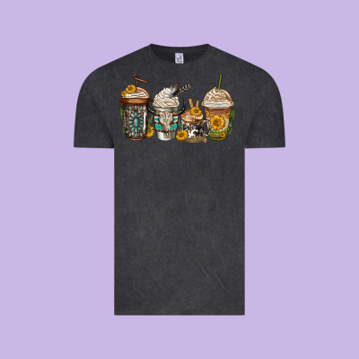 Bull Skull Western Coffee Cups Vintage Tee Designed By Jasminsmagicworld