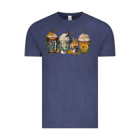 Vintage Denim bull skull western coffee cups Vintage Tee - Jasminsmagicworld
