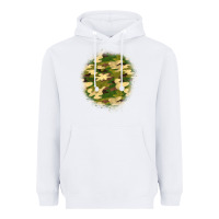 White camouflage patch 2 Heavyweight Hoodie - BundleAndBundleShop