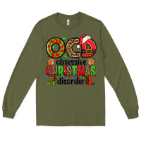 Army Green ocd obsessive christmas disorder Long Sleeve Tee - Jasminsmagicworld