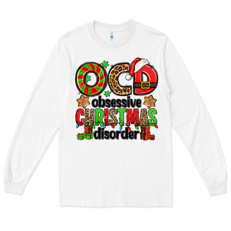 Ocd Obsessive Christmas Disorder Long Sleeve Tee by Jasminsmagicworld | Teevron