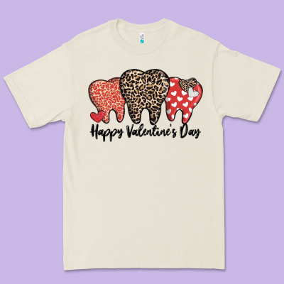Dentist Happy Valentines Day Premium Tee Designed By Maliassmallbusiness