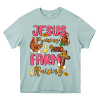 Arona jesus praising and farm raising Heavy Core Tee - MaliasSmallBusiness