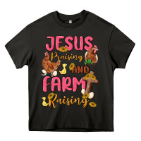 Asphalt jesus praising and farm raising Heavy Core Tee - MaliasSmallBusiness