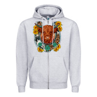 Heather Grey western leopard cowhide cow horseshoe Zipper Hoodie - OliviaCreatesArt