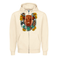 Sandshell western leopard cowhide cow horseshoe Zipper Hoodie - OliviaCreatesArt