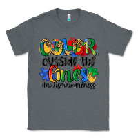 Charcoal Heather color outside the lines Classic Tee - Artiststas
