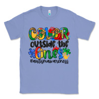 Colony Blue color outside the lines Classic Tee - Artiststas