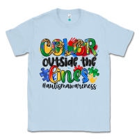 Dusty Blue color outside the lines Classic Tee - Artiststas