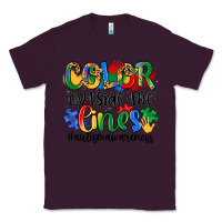 Plum color outside the lines Classic Tee - Artiststas