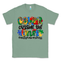 Sage color outside the lines Classic Tee - Artiststas