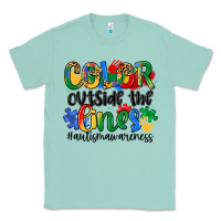 Seafoam color outside the lines Classic Tee - Artiststas