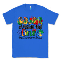 True Royal color outside the lines Classic Tee - Artiststas