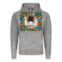 Cloud Rock mom life messy bun western Vintage Hoodie - Jasminsmagicworld