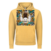 Vintage Mustard mom life messy bun western Vintage Hoodie - Jasminsmagicworld