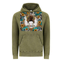 Vintage Olive mom life messy bun western Vintage Hoodie - Jasminsmagicworld