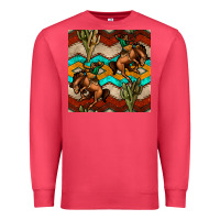 Cardinal native american aztec seamless pattern 5 Premium Sweatshirt - BundleAndBundleShop