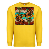 Lemon native american aztec seamless pattern 5 Premium Sweatshirt - BundleAndBundleShop