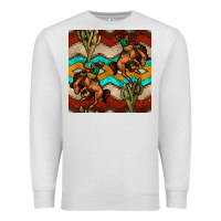 Oatmeal Heather native american aztec seamless pattern 5 Premium Sweatshirt - BundleAndBundleShop