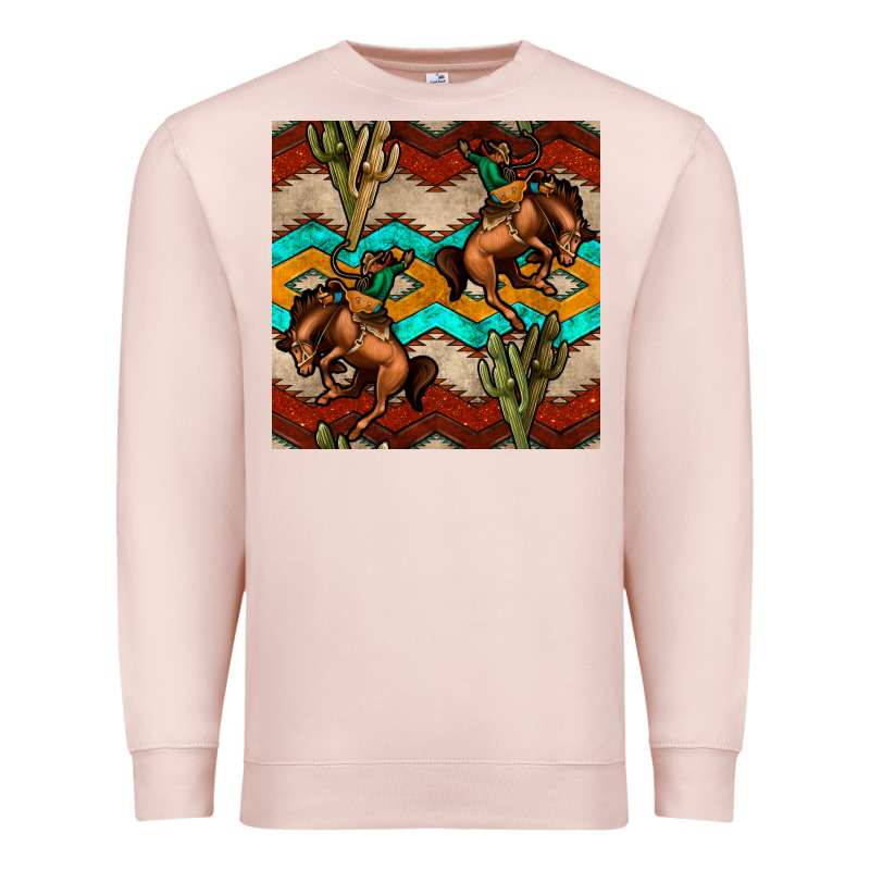Native American Aztec Seamless Pattern 5 Premium Sweatshirt by BundleAndBundleShop | Teevron