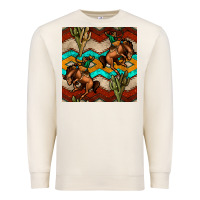 Sandshell native american aztec seamless pattern 5 Premium Sweatshirt - BundleAndBundleShop