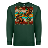 Sports Green native american aztec seamless pattern 5 Premium Sweatshirt - BundleAndBundleShop