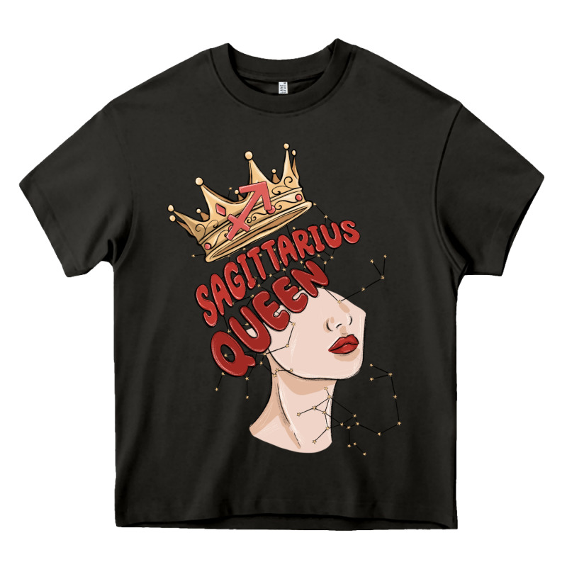 Sagittarius Queen Heavy Core Tee by MaliasSmallBusiness | Teevron