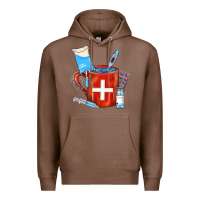 Chestnut Nurse Coffee Mug Premium Hoodie - FaDigitalArtStudio