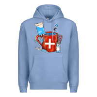 Colony Blue Nurse Coffee Mug Premium Hoodie - FaDigitalArtStudio