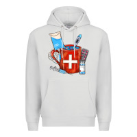 Dove Grey Nurse Coffee Mug Premium Hoodie - FaDigitalArtStudio