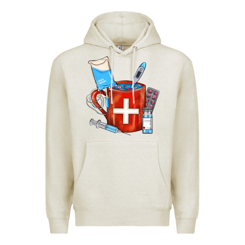 Nurse Coffee Mug Premium Hoodie by FaDigitalArtStudio | Teevron