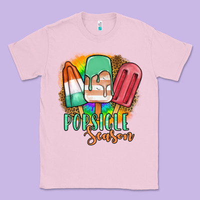 Popsicle Season Classic Tee Designed By Jahusdesignshop