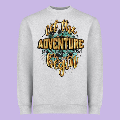 Let The Adventure Begin 2024 Heavyweight Sweatshirt Designed By Cowgirlartshop