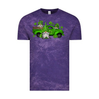 Cloud Purple st patrick's gnomes farm truck Vintage Tee - Jasminsmagicworld